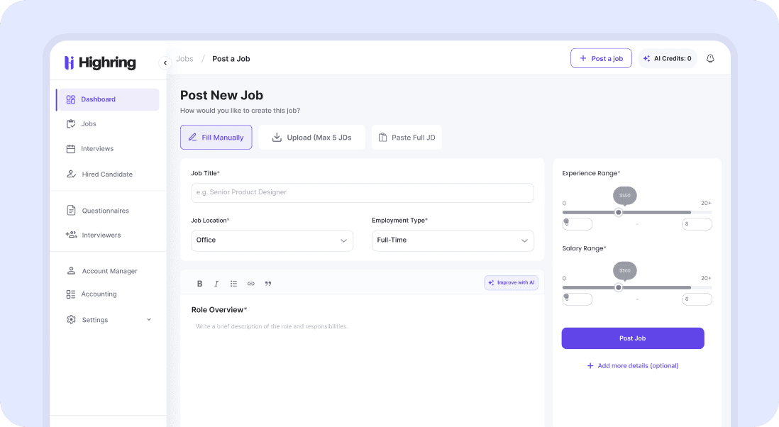 Post jobs once, reach many vendors