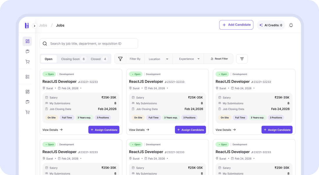 Access to real company requirements