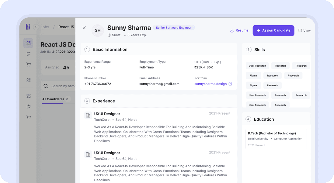 Clear candidate ownership rules